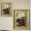 Cadre photo mural 3 pièces 8 "x 10" doré antique pour présentation de photos de mariage-9302502-9302499-9302500