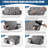 Wildee 2/3 Seat Waterproof Recliner Chair Cover Sofa Covers With Pocket-1161205758-1147527690