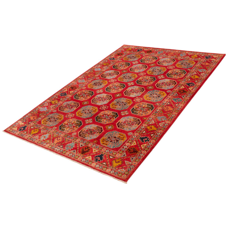 Tapis unique en laine nouvel âge 6 pi 8 po x 9 pi 11 po Zaiyon