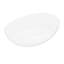 Baignoire autoportante en résine de 63 po, blanc brillant, avec bonde escamotable et baignoire relaxante blanche de luxe avec trop-plein pour salle de bain moderne