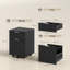 HOMCOM Mobile File Cabinet Wheels 2 Drawer-1163800322
