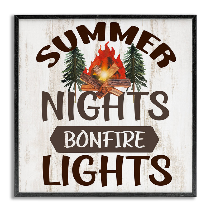 «Summer Nights», estampe numérique encadrée par Kim Allen, Estampe numérique Farmhouse, H 17 po x l 17 po