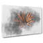 Orange Flower in Bloom in Abstract - Wrapped Canvas-55312800