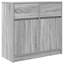 Sideboard With Drawer 80X34x76 Cm Engineered Wood-1128591419
