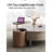 Small Round Side Table And Big Round Coffee Table With Drawers
