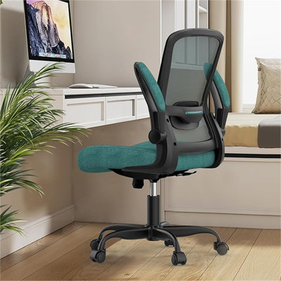 Office Chair, Ergonomic Desk Chair with Adjustable Lumbar Support, High Back Mesh Computer Chair with Flip-up Armrests-BIFMA Passed Task Chairs, Executive Chair for Home Office