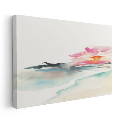 Coastal Sunset - reproduction d'art sur toile