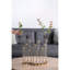 Vase à fleurs avec cadre en métal