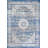 Marzo Ornate Bohemian Medallion Blue/Dark Gray Rug-2016266145