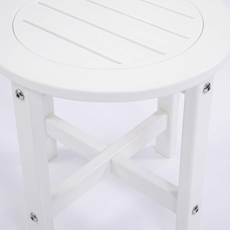 Table d'appoint extérieure en PEHD pour terrasses et balcons