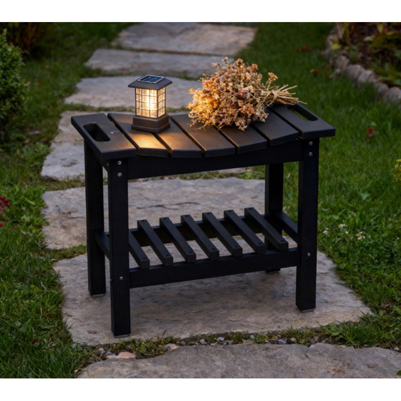 Shower Bench, Shower Stool With Handle, Storage Shelf Bench, Black