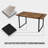 Hasselt Faux Wood Rectangular Dining Table-150049740
