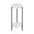 Caureen 2-Tier Modern Tall Round Side End Table with Sturdy Metal Legs-374164069-374164066
