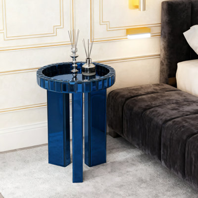 Glass Top End Table