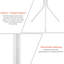 Redekar Steel Freestanding 12 - Hook Coat Rack