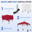 3m x 3m Iron Pop-Up Gazebo-110561864