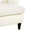 Chaise d'appoint rembourrée et rembourrée