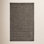 Lineville Dark Gray Hand-Woven Wool Rug