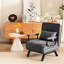 Fauteuil de lit 51 pliant, convertible confortable avec dossier réglable, futon confortable pour le salon, gris et coussin, chambre à coucher pratique,-1571852601