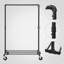 Rayford 100cm Rolling Clothing Rack