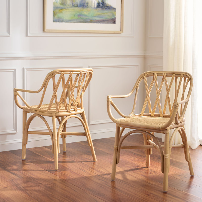 Fauteuil en rotin Serafima, Natural