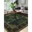 Tapis de style oriental charmant avec motif animal et arbre 8 x 10