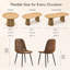 Ensemble de table et de chaises ovales extensibles (39,37" à 70,87") avec dossier haut-920392051-921973379