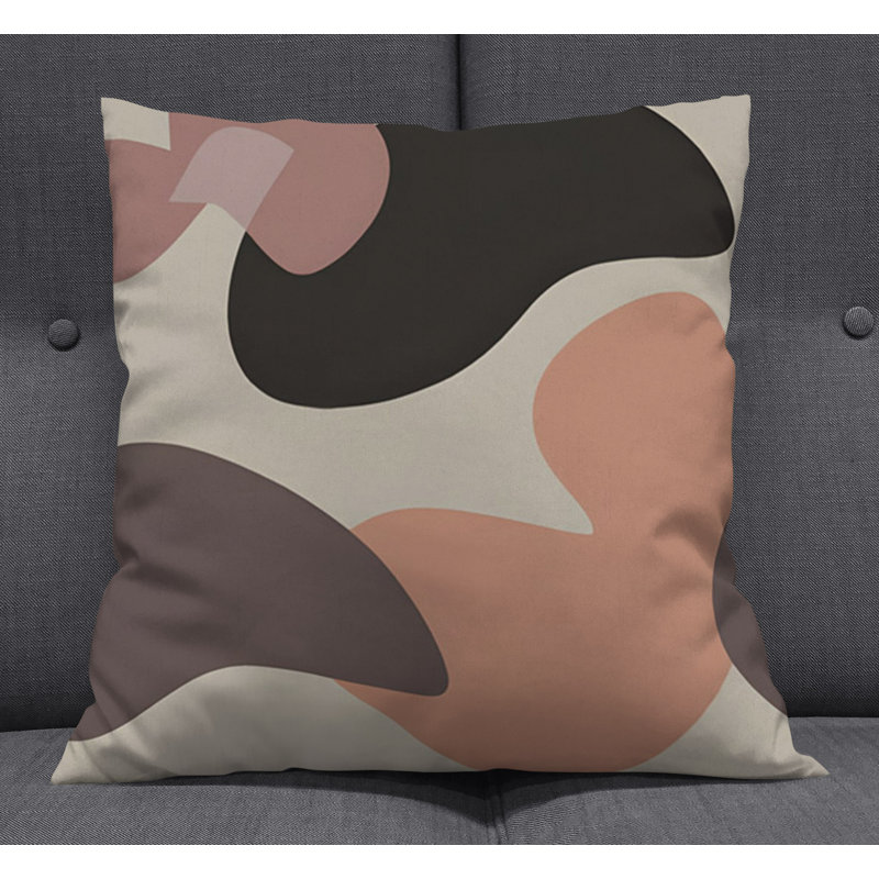 Coussin décoratif, Housse de coussin seulement - sans insert, H 18 po x l 18 po