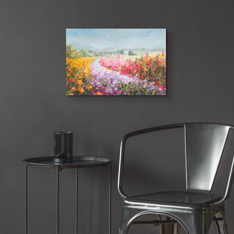 Art mural en verre épique «Drift Garden» par Danhui Nai, H 16 po x l 24 po x P 0,2 po
