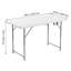 Table pliante en plastique 4 pi