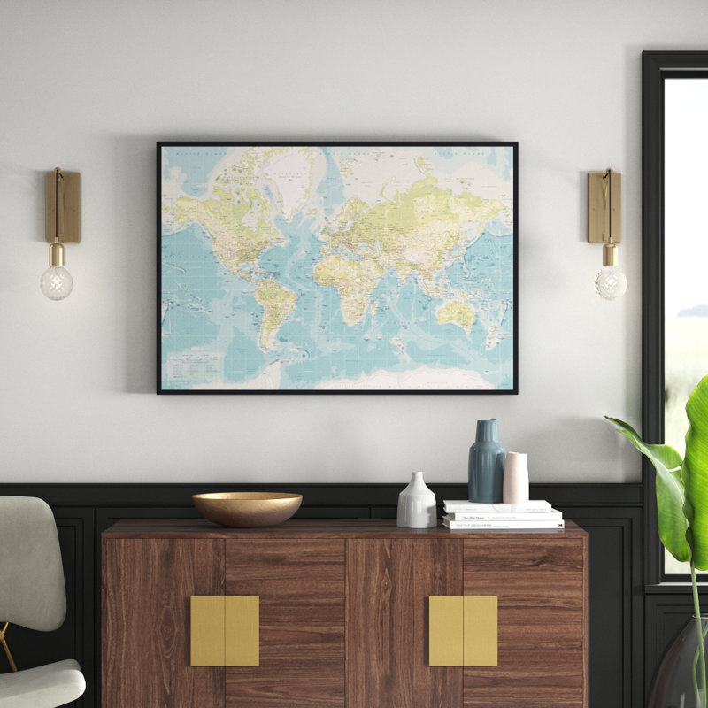 Single Picture Frame Print on Canvas, 84 cm H x 120 cm W x 4 cm D
