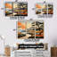 Santucci - ensemble d'art mural plage-108456578-108456582