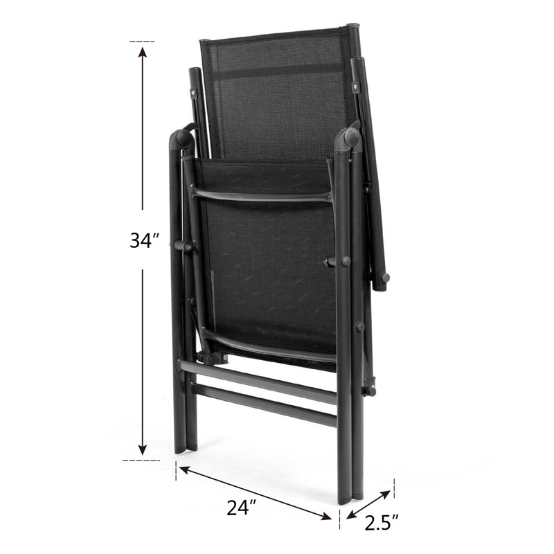 Jovenko Powder Coated Steel Outdoor Lounge Chair