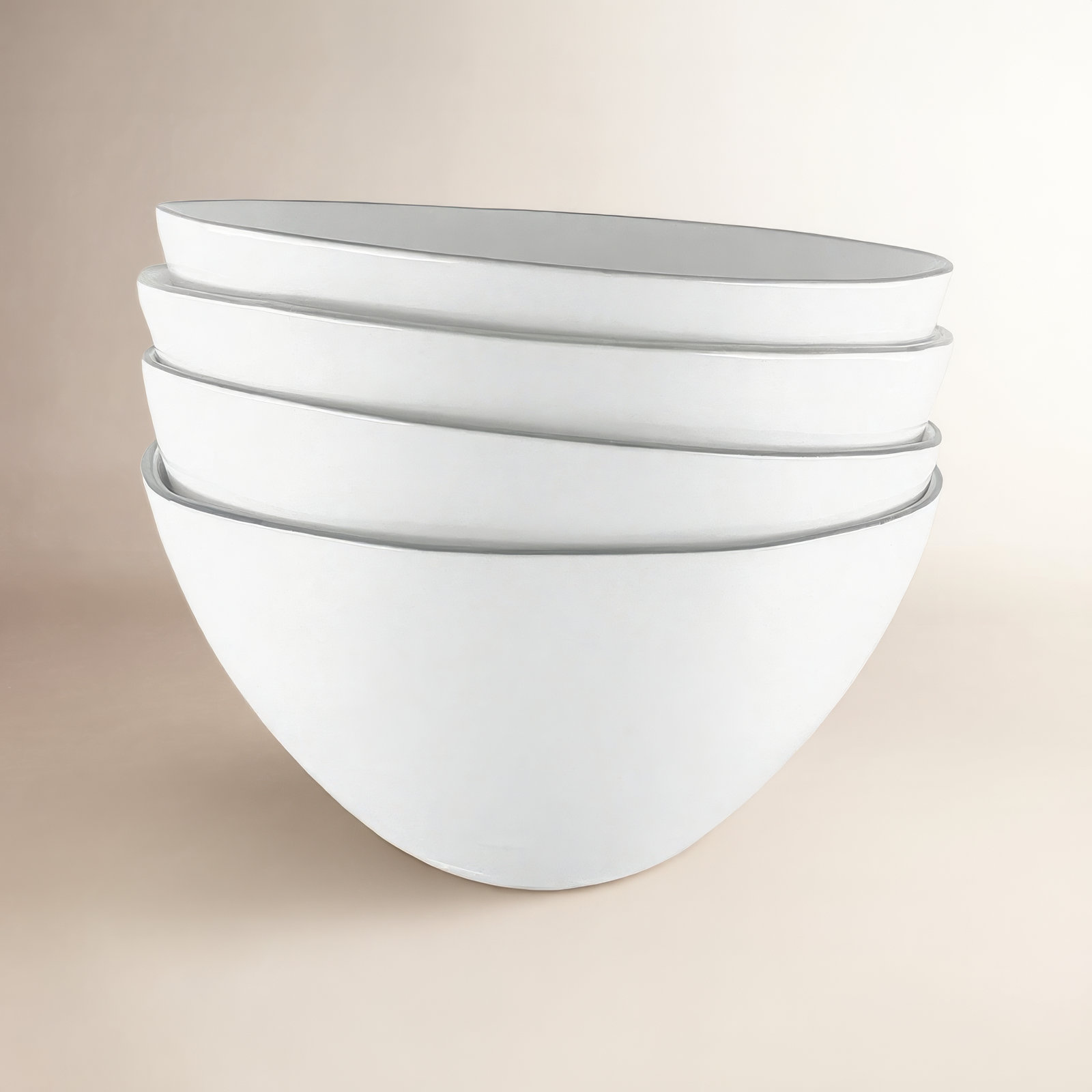 Abbesses Porcelain Cereal Bowl, Gray