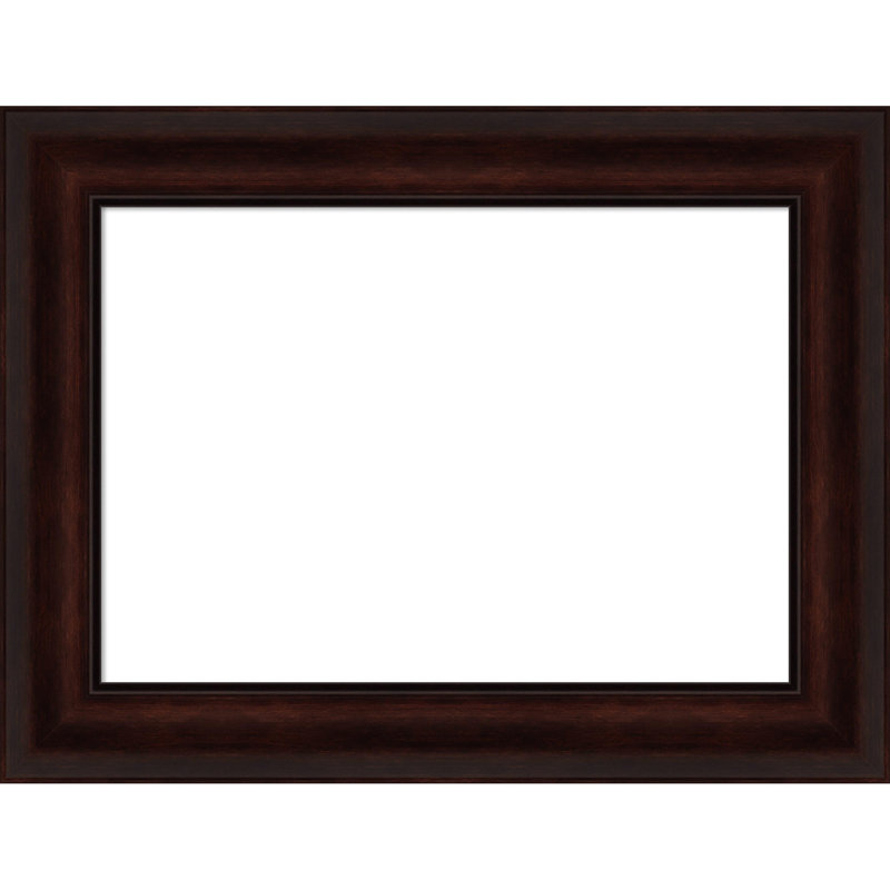 Tablette d'organisation à grain de café brun avec tableau magnétique effaçable à sec, H 19 po x l 25 po