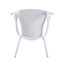 Chaise en plastique 4 pièces blanc-305319971