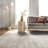 Abstract Light Gray Area Rug-91496327