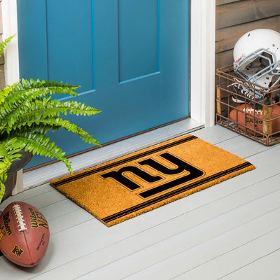 28in. x 16in. NFL Single Color Outdoor Coir Door Mat