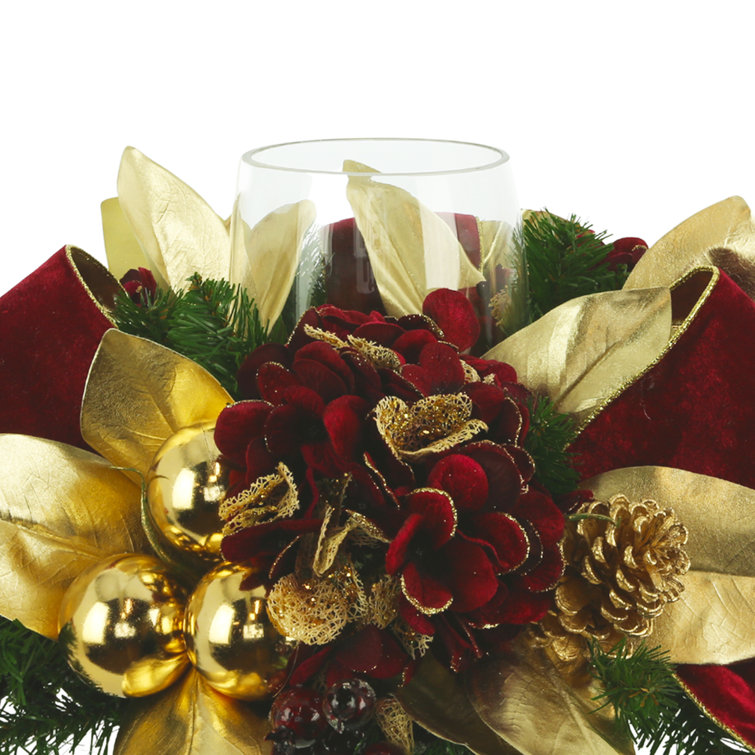 Creative Displays, Inc. Hydrangea And Magnolia Leaf Holiday 