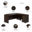 Bureau d'ordinateur en L Series C