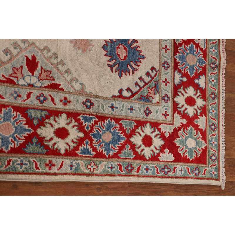 Tapis oriental géométrique Kazak 5