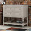 Améliorez le rangement de la salle de bain avec l'ensemble de meuble-lavabo 36 po et lavabo, lavabo en céramique encastré-687283497