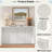 Console Table With Simple Lines And Rear Panel-2134829051