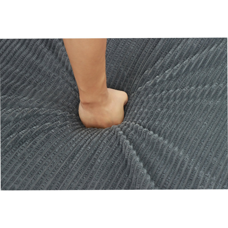 Repose-pieds moelleux, Gris