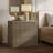  Modern Fluted Waveform Panel 3-Drawer Nightstand-100685091