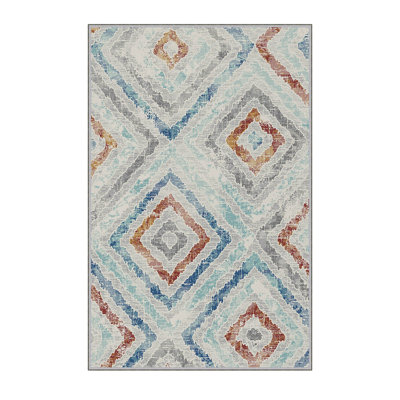 Luxurious 3D Printed Area Carpet, 5.9 x 9.2 Feet | 100% Polyester, 0.3 in Pile Height, 650 g/m² | Antibacterial & Non-Slip Underside, Machine Washable for Easy Care | Perfect for Living Room, Bedroom, or Office Décor