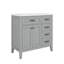 Ensemble de meuble-lavabo élégant 36 po avec tiroirs et armoire de rangement-476137707