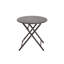 3 pièces de patio en brun - Chaises de camping d'extérieur avec tissu respirant et table en acier de conception compacte, large application 3 pièces en tissu compact, vue parfaite-1149173431