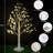 144 LED Artificial Tree Lamp With Timer, DIY Birch Tree With LED Lights, Lighted Up Tree Lamp USB/Battery Powered, Fairy Light Spirit Tree For Table Home Wedding Bedroom Christmas (Warm White)