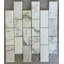 Carrelage mosaïque en marbre Calacatta